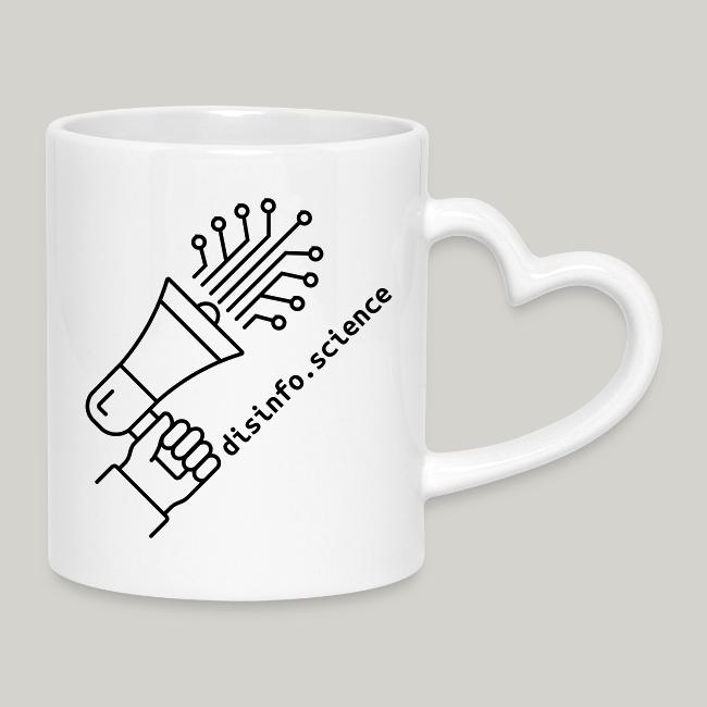 disinfo.science Drink the Mission mug design, as shown in the merchandise shop